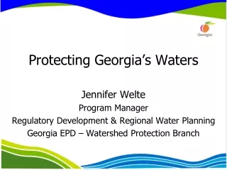 Protecting Georgia’s Waters