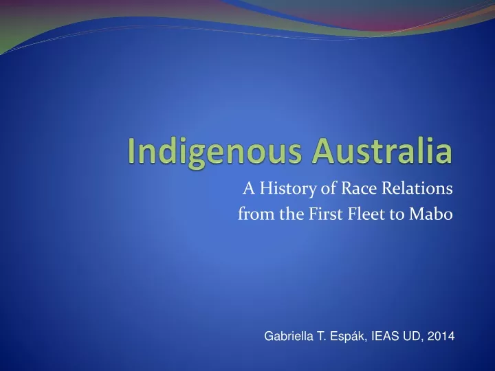 indigenous australia