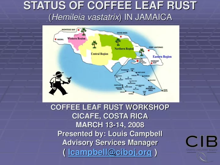 status of coffee leaf rust hemileia vastatrix