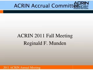 ACRIN Accrual Committee