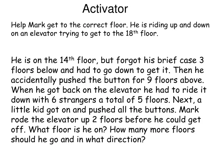 activator