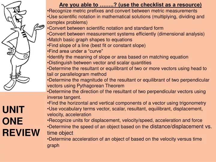 are you able to use the checklist as a resource