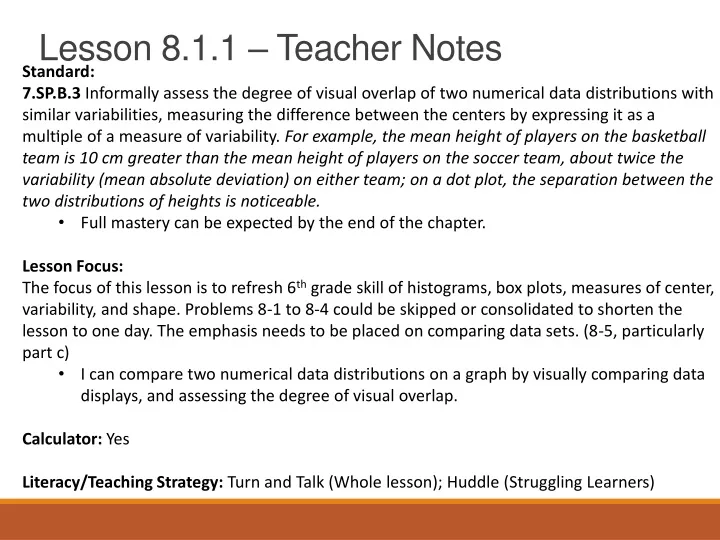 lesson 8 1 1 teacher notes