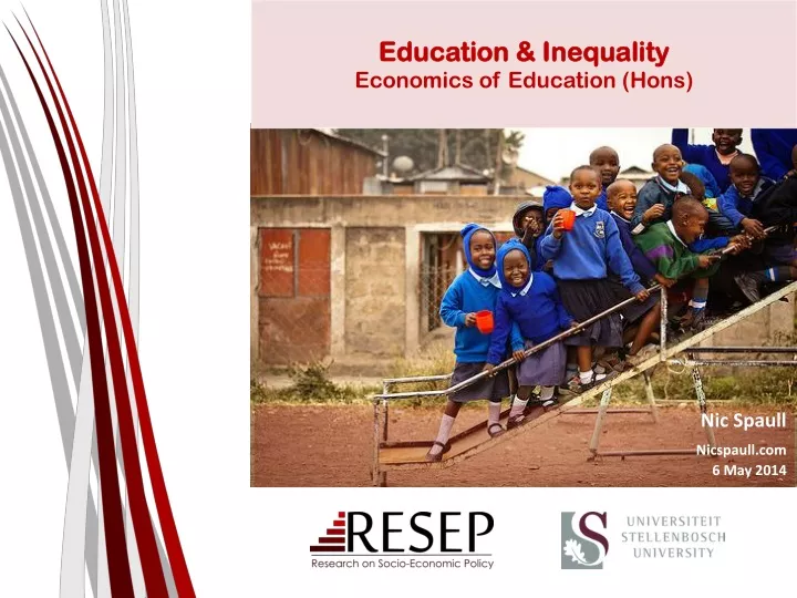 education inequality economics of education hons