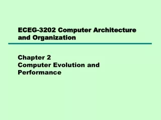 ECEG-3202 Computer Architecture and Organization