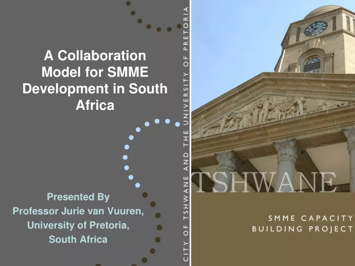 a collaboration model for smme development in south africa