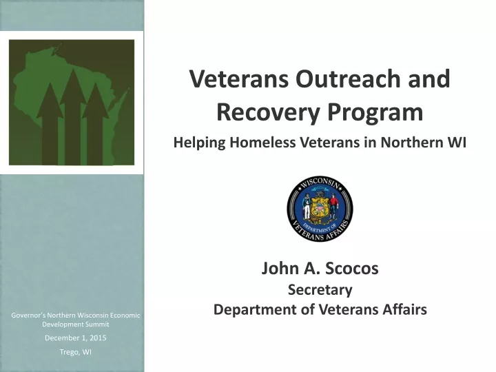 veterans outreach and recovery program helping