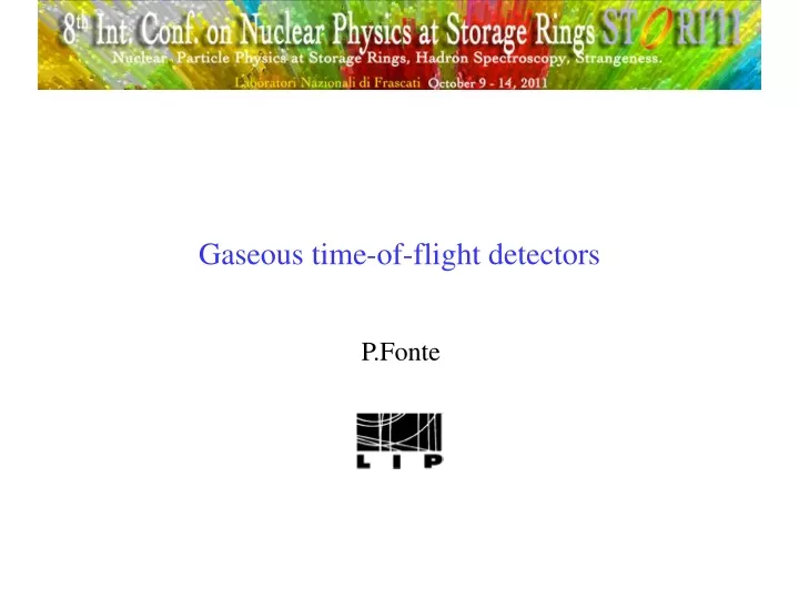 gaseous time of flight detectors