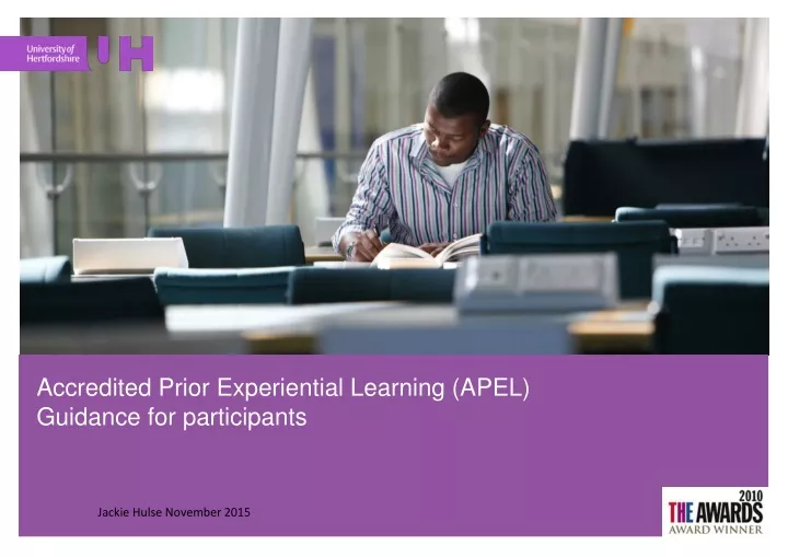 accredited prior experiential learning apel