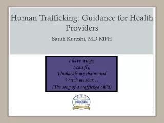 Human Trafficking: Guidance for Health Providers