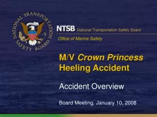 M/V  Crown Princess Heeling Accident