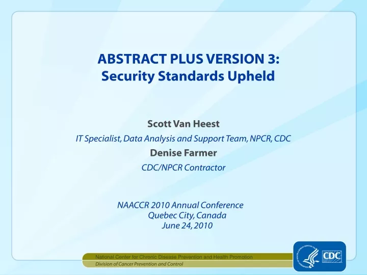 abstract plus version 3 security standards upheld