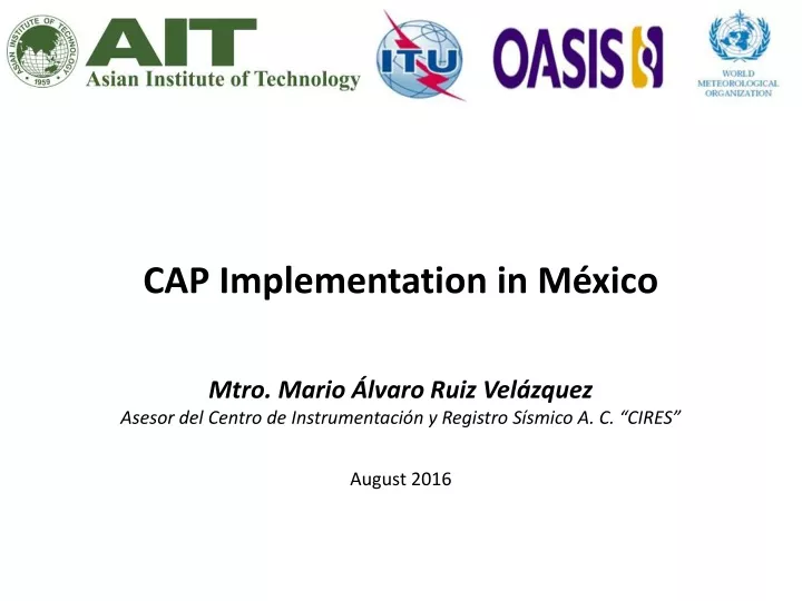 cap implementation in m xico mtro mario lvaro