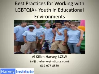Best Practices for Working with LGBTQIA+ Youth in Educational Environments