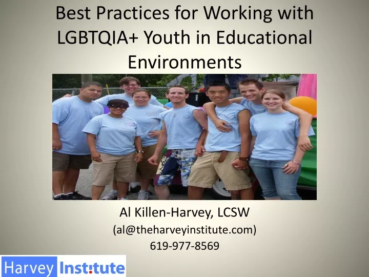 best practices for working with lgbtqia youth in educational environments