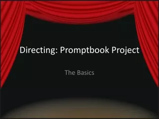 Directing: Promptbook Project
