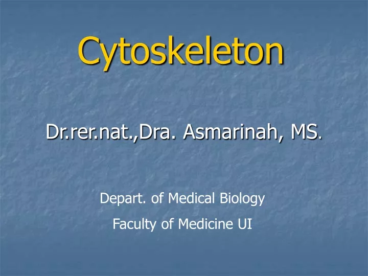 cytoskeleton