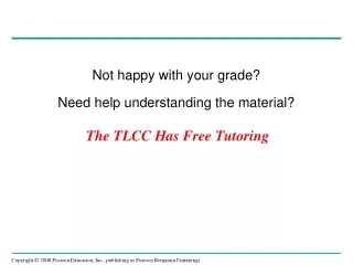 The TLCC Has Free Tutoring