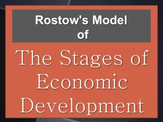 Rostow's  Model  of