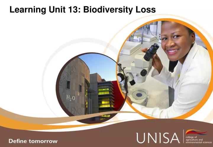 learning unit 13 biodiversity loss