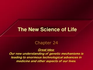 The New Science of Life