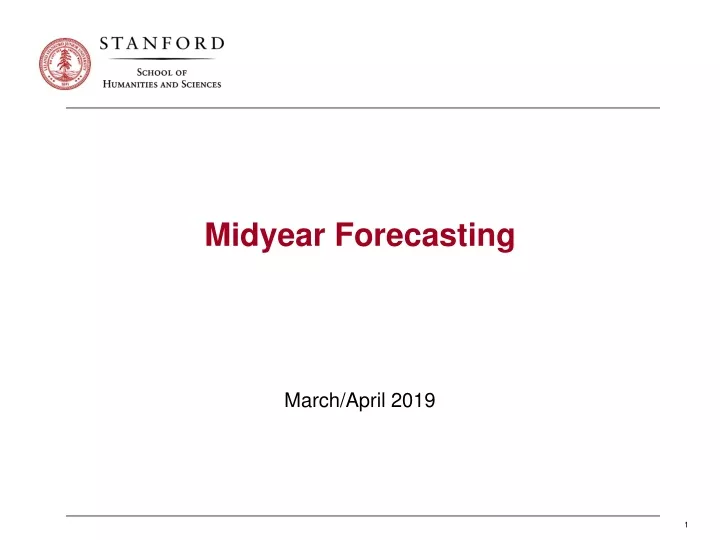 midyear forecasting