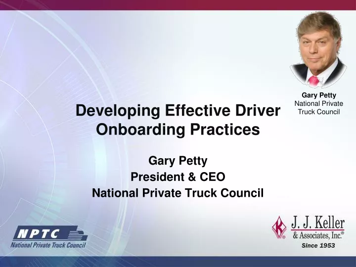 developing effective driver onboarding practices