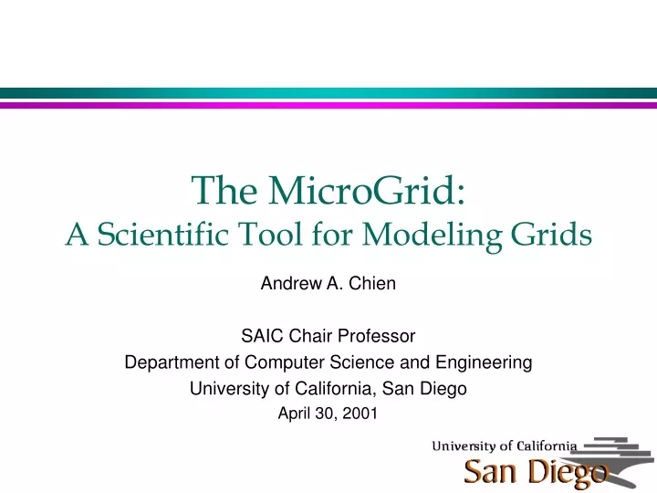 the microgrid a scientific tool for modeling grids