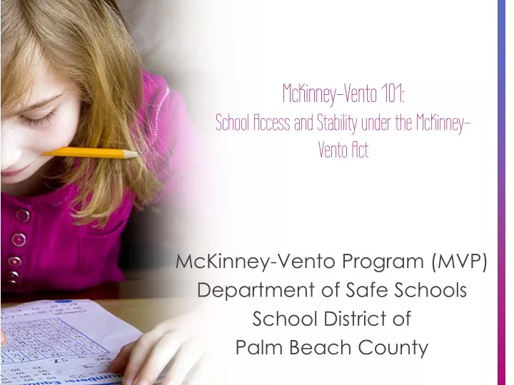 mckinney vento 101 school access and stability under the mckinney vento act