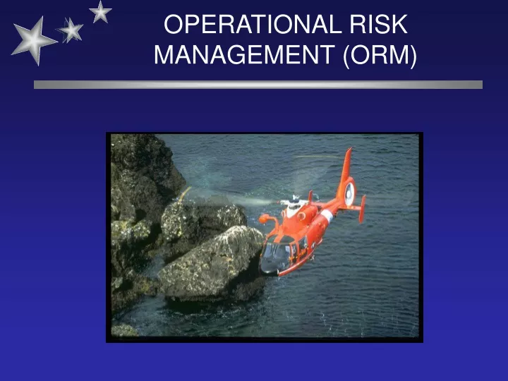 operational risk management orm