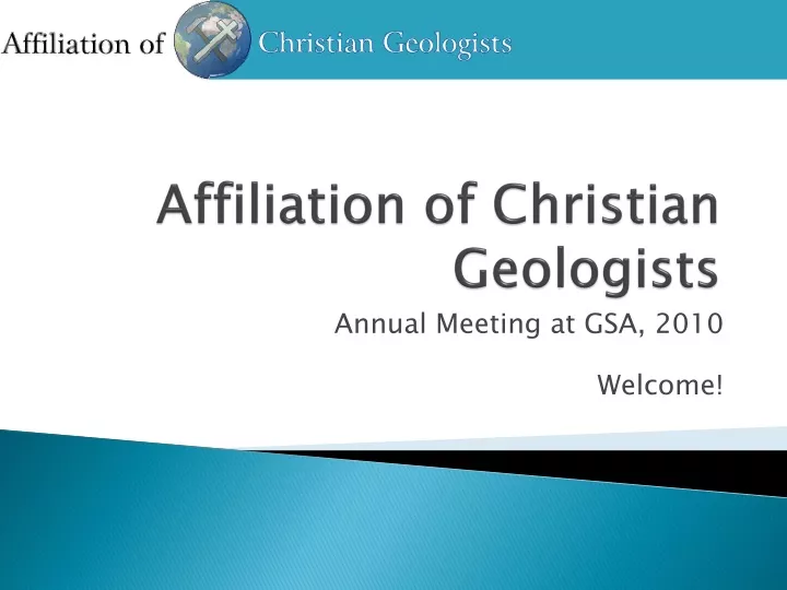 affiliation of christian geologists