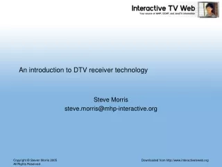 An introduction to DTV receiver technology