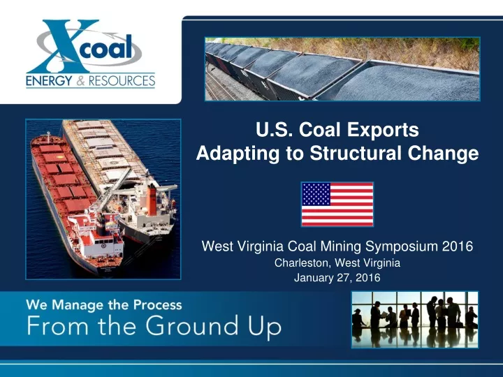 u s coal exports adapting to structural change