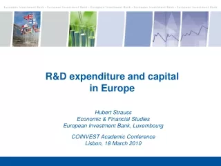 R&amp;D expenditure and capital  in Europe