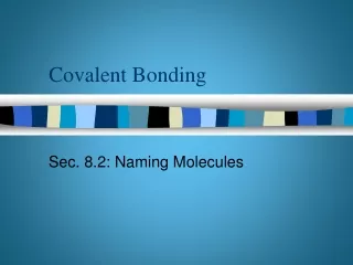 Covalent Bonding