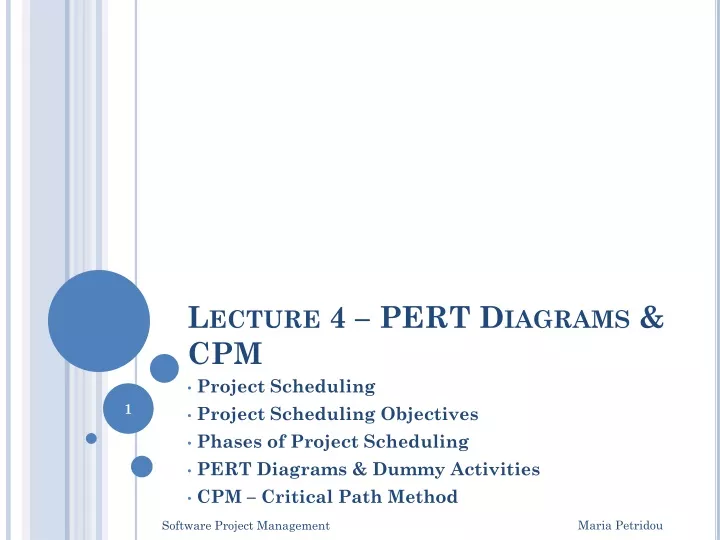 lecture 4 pert diagrams cpm