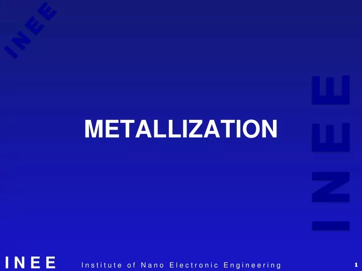 metallization