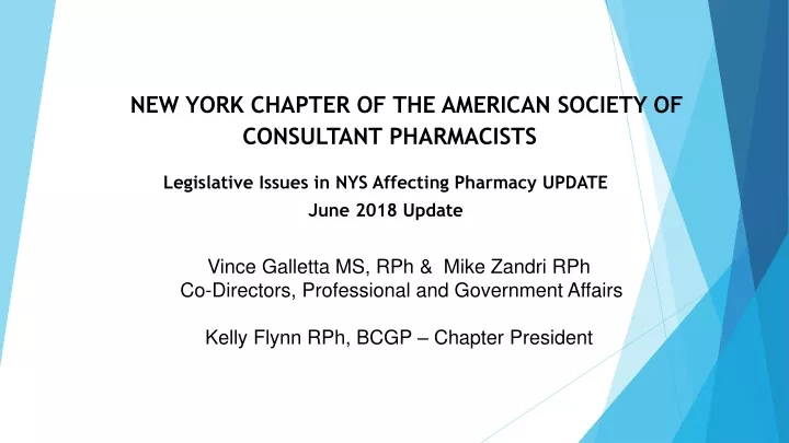 new york chapter of the american society of consultant pharmacists