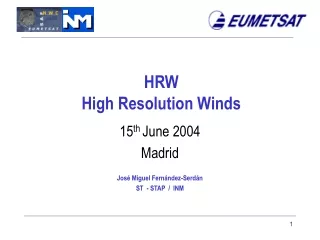 HRW High Resolution Winds