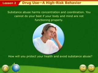 Drug Use—A High-Risk Behavior
