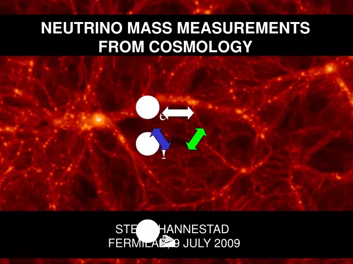neutrino mass measurements from cosmology