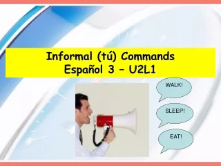 Informal (tú) Commands Español 3 – U2L1