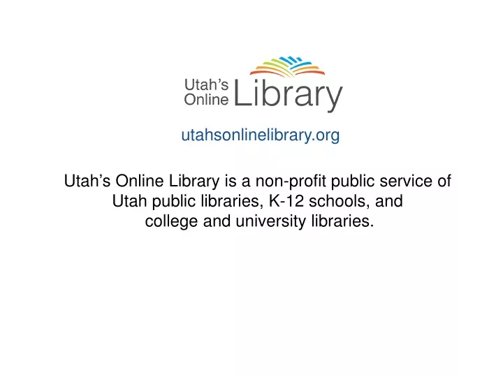 utahsonlinelibrary org