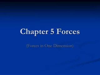Chapter 5 Forces
