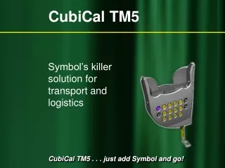 Symbol’s killer solution for transport and logistics