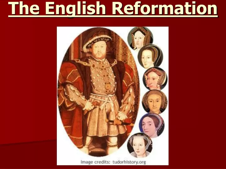 the english reformation