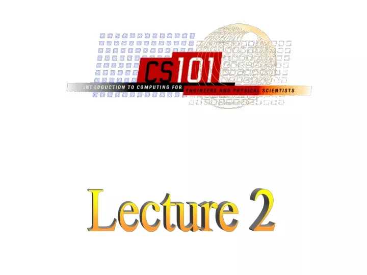 lecture 2