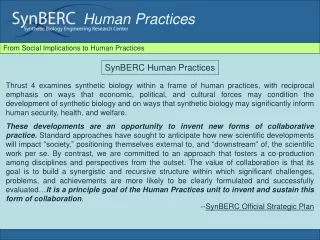 Human Practices