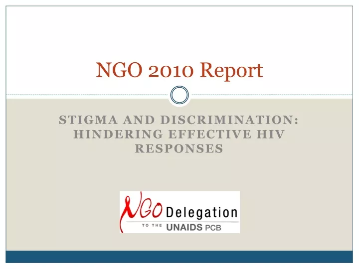 ngo 2010 report