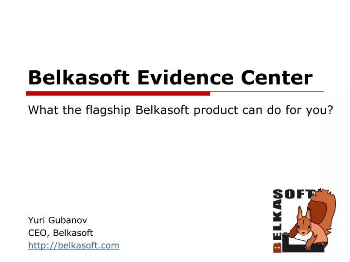 belkasoft evidence center